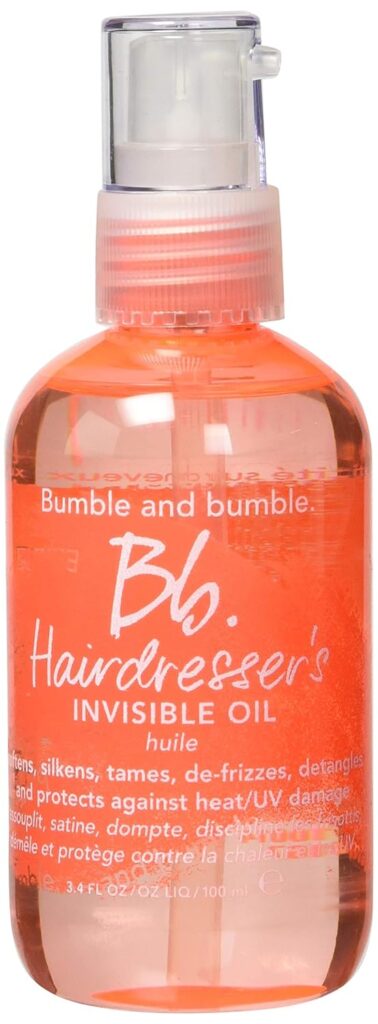 Bumble and bumble Hairdresser's Invisible Oil is a lightweight serum that smooths flyaways and adds shine without looking greasy.