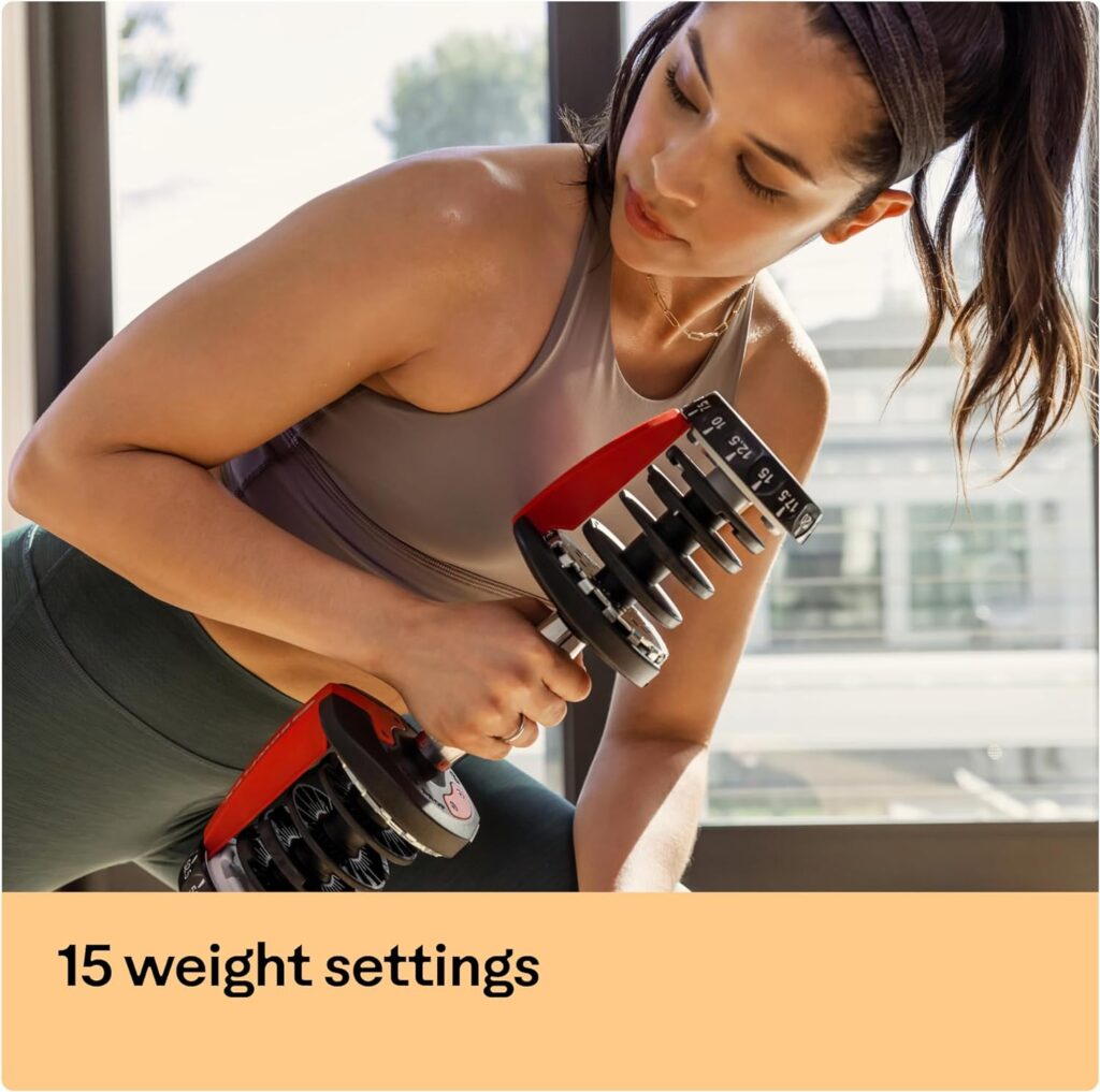 Bowflex SelectTech 552 Adjustable Dumbbells on Amazon