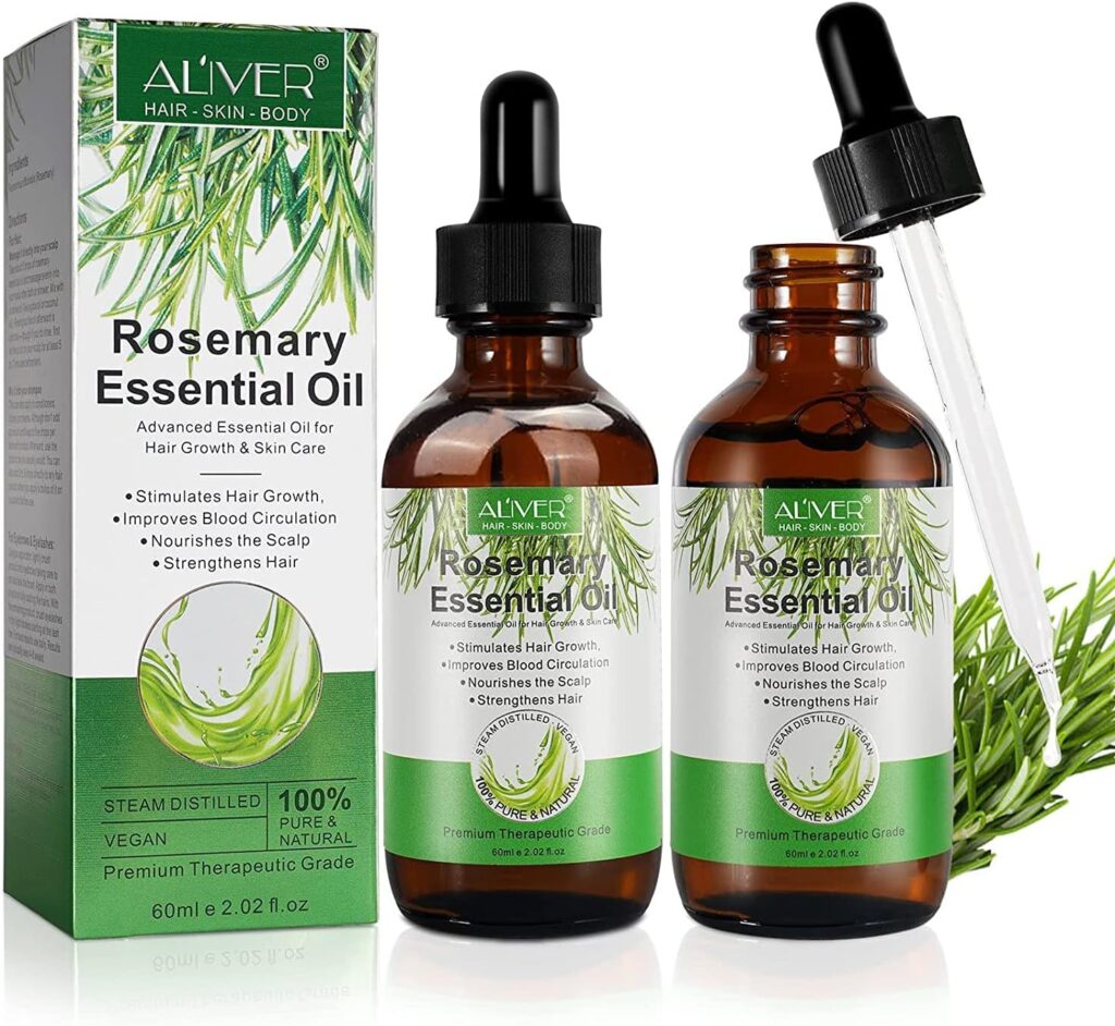 Rosemary Oil: This natural oil has been shown to promote hair growth and circulation in the scalp