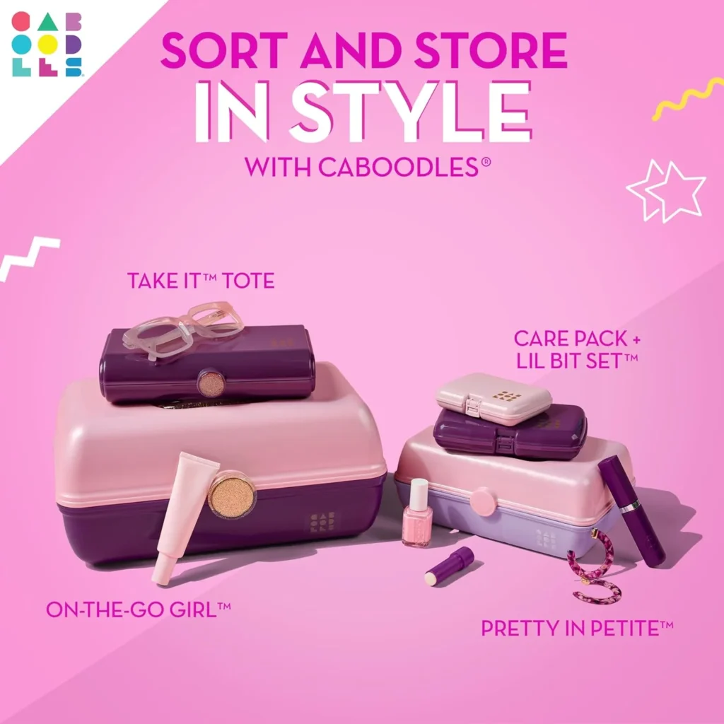 The Caboodles On-The-Go Girl Makeup Organizer is here to save the day (and your cosmetics)!