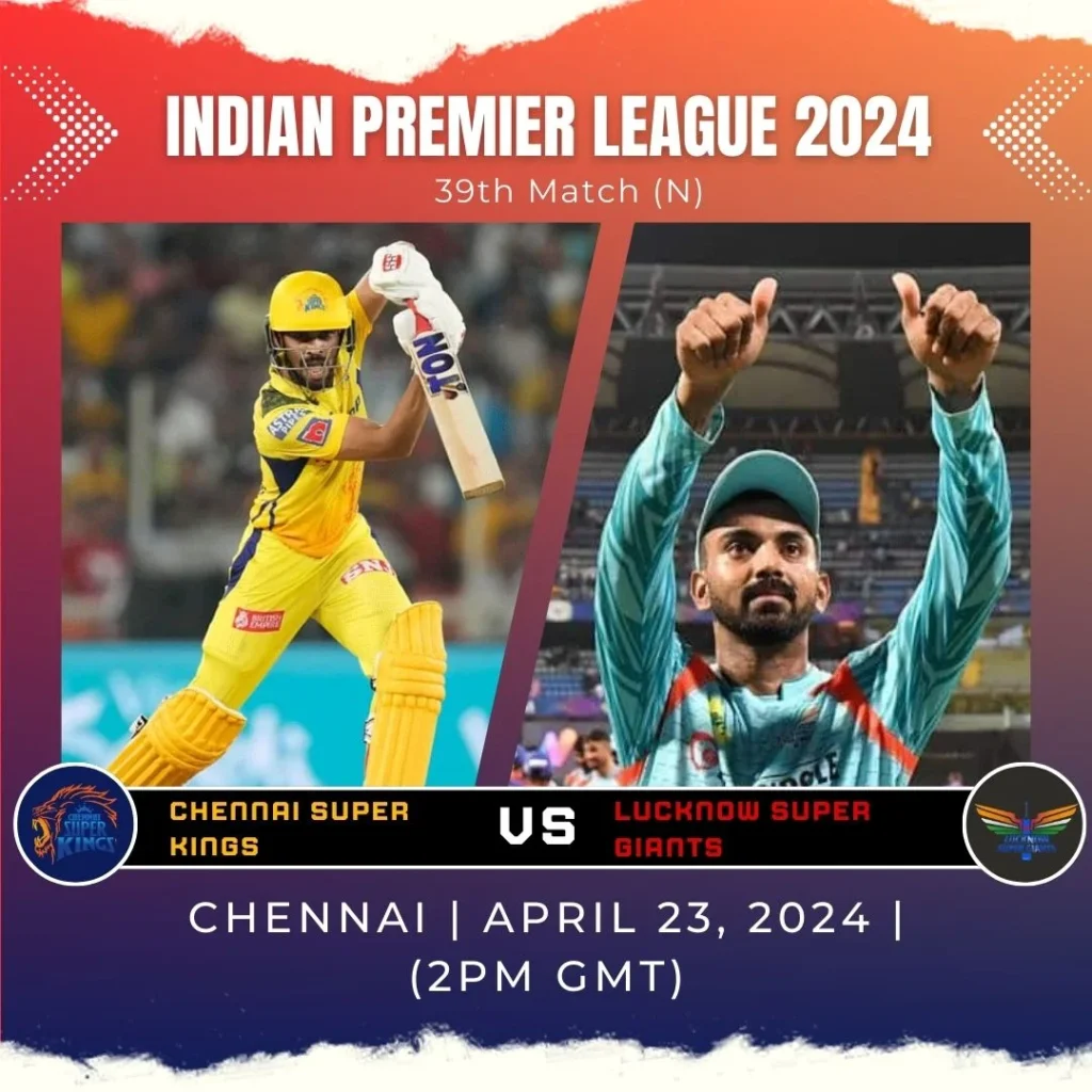 CSK Aim for Chepauk Fortress Revival Against LSG's Spin WeB
