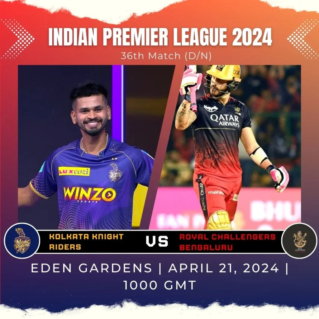 RCB in Must-Win Situation Against KKR