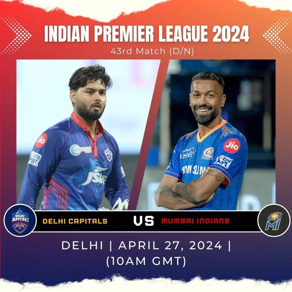 Mumbai Indian VS Delhi Capitals