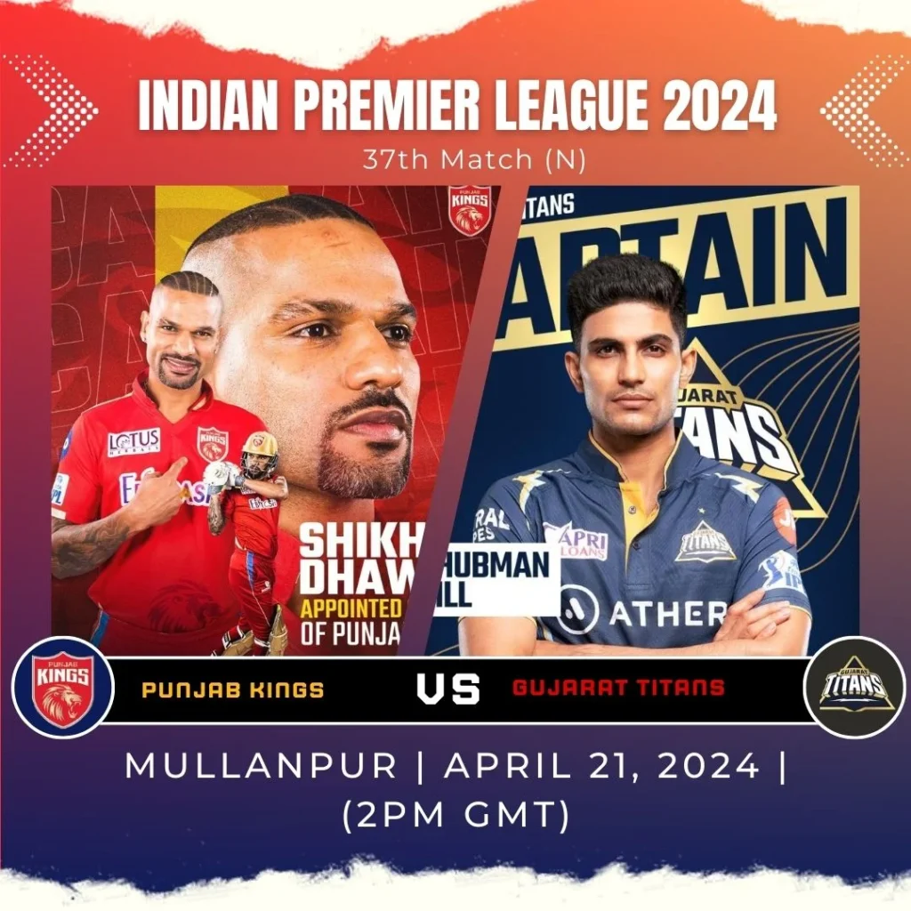 Clash of the Stuttering Top Orders: Punjab Kings vs Gujarat Titans