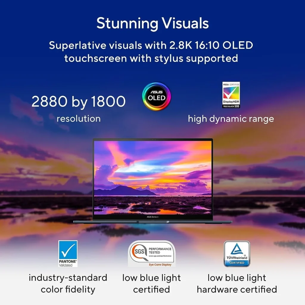 Asus Unveils Powerful New OLED Laptops with AI Capabilities