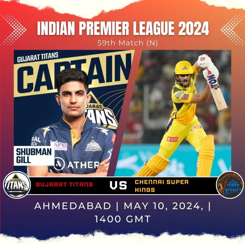 Gujarat Titans vs Chennai Super Kings Match prfeview