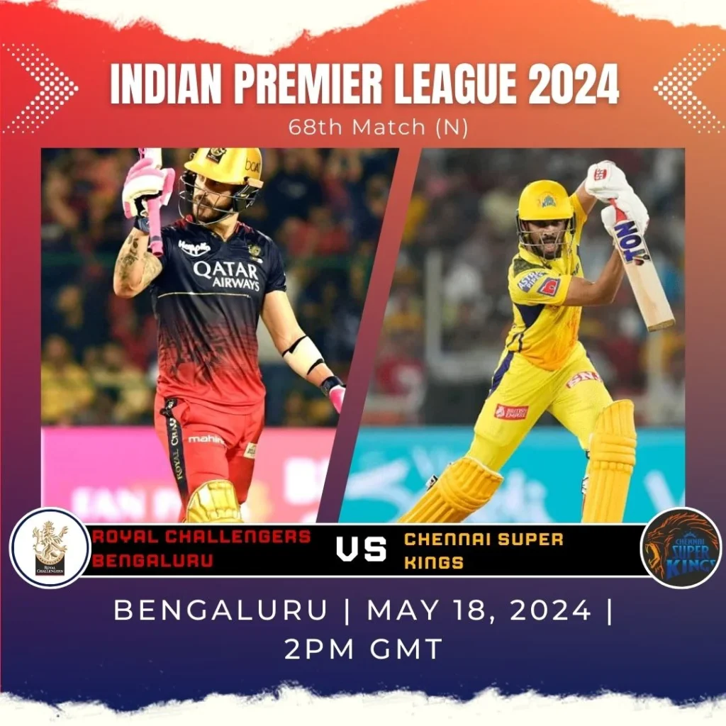 Royal Challengers Bengaluru (RCB) vs Chennai Super Kings (CSK) Match Preview