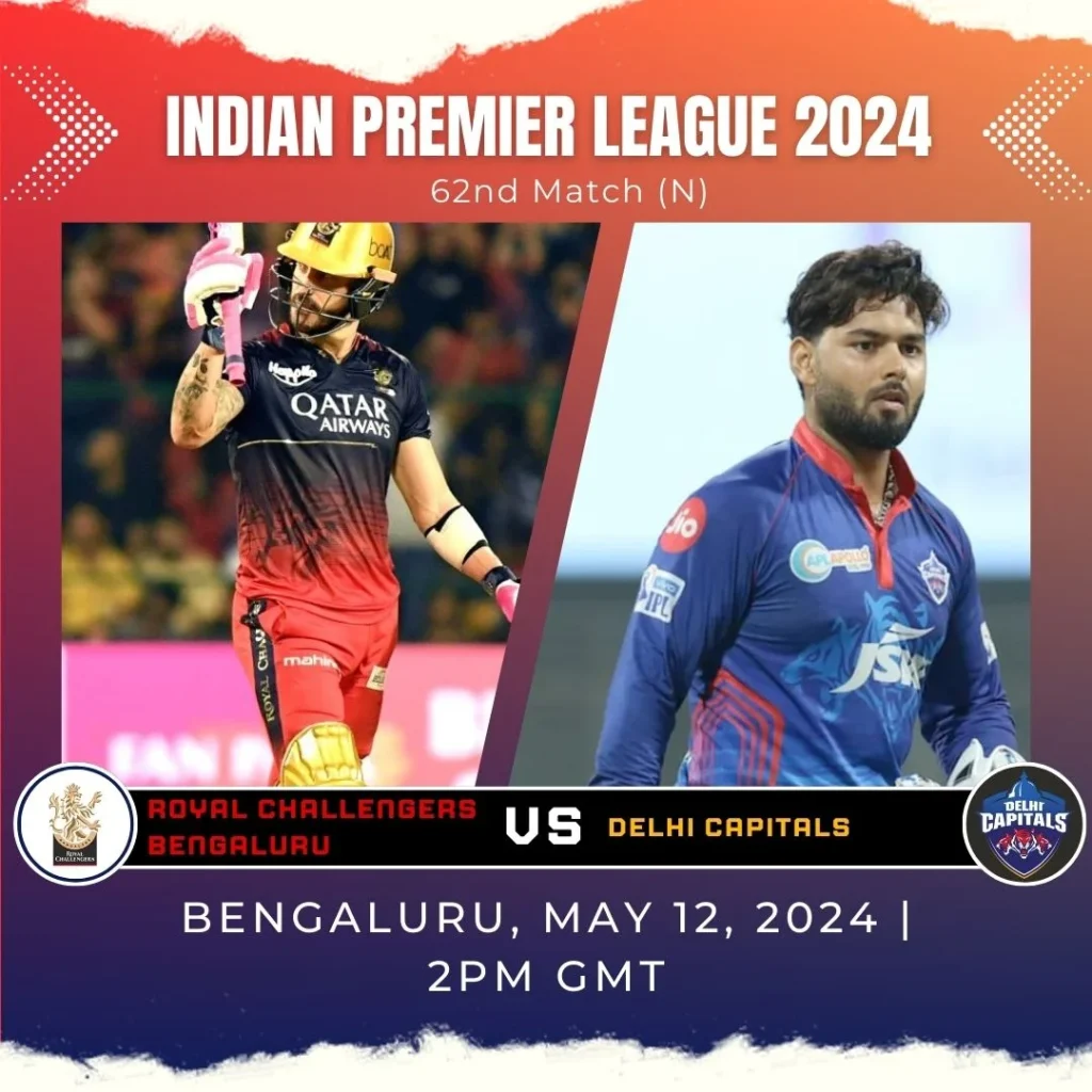 RCB VS DC Match Preview