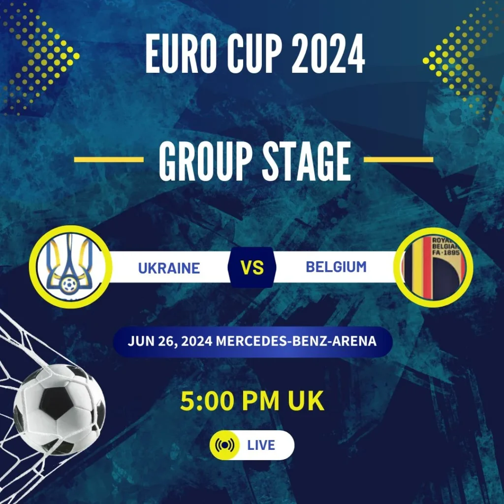 Ukraine vs. Belgium - Who Will Reach the Knockouts?