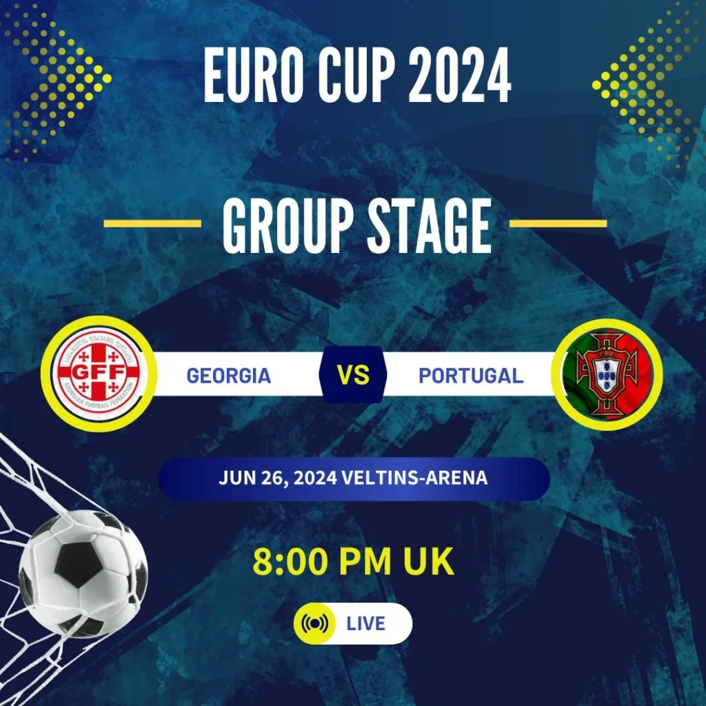 Georgia vs Portugal: Euro 2024 Group F Finale