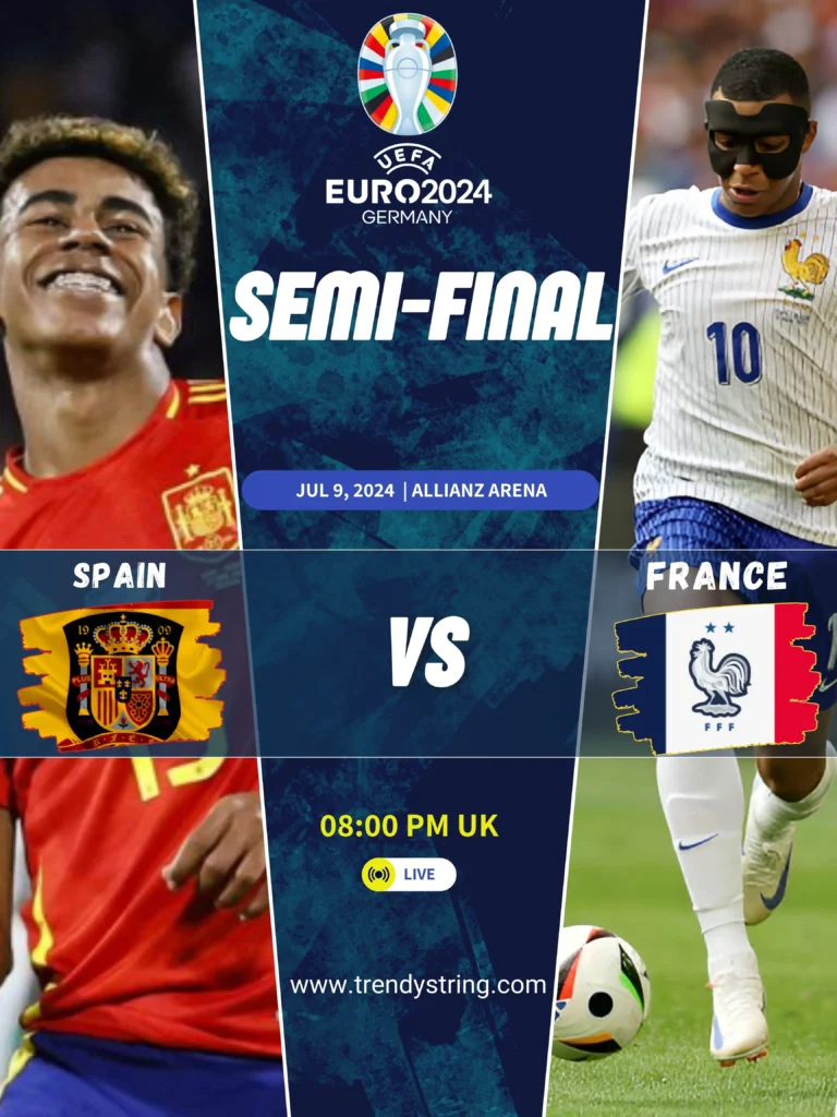 Euro 2024 Semi-Final Showdown: Spain vs. France