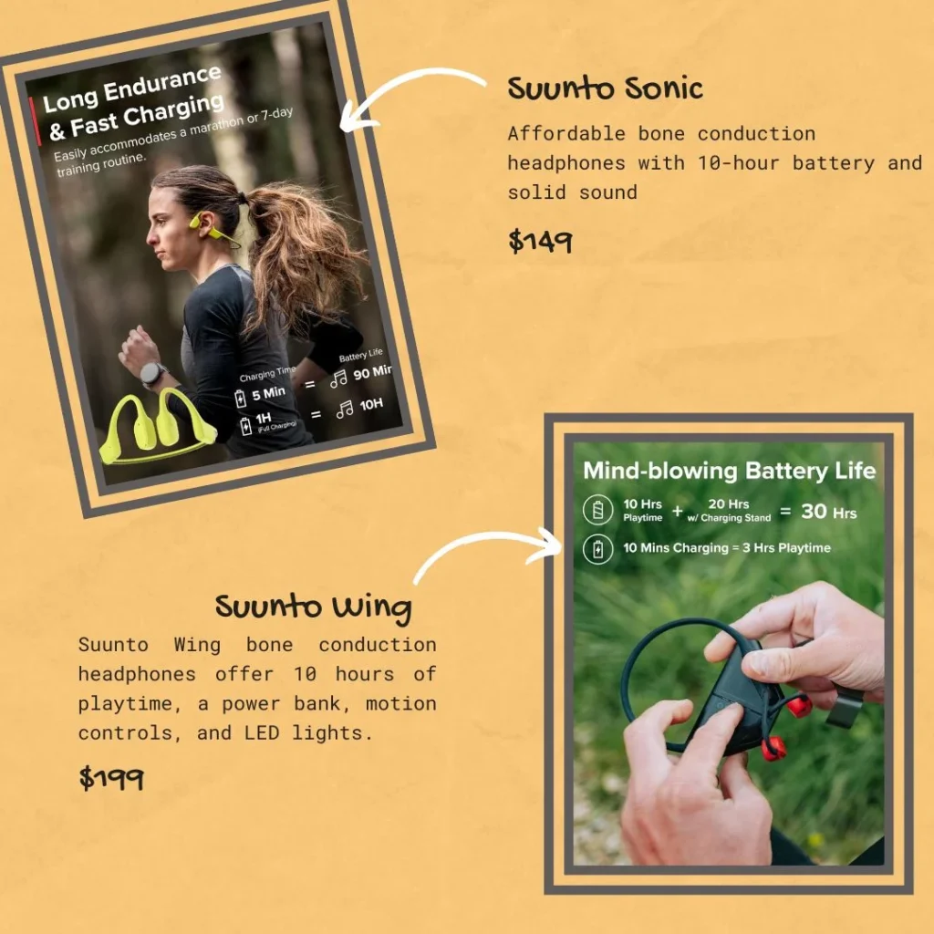 Suunto bone conduction headphones