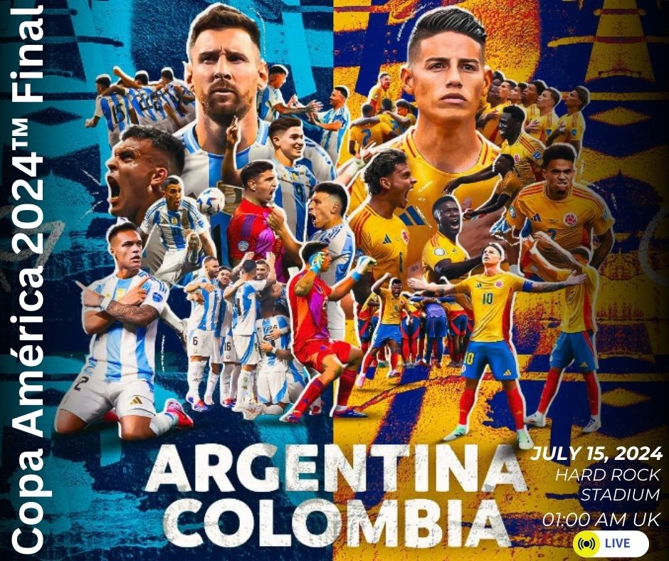 The Stage Is Set: Argentina Vs. Colombia Clash For CONMEBOL Copa ...