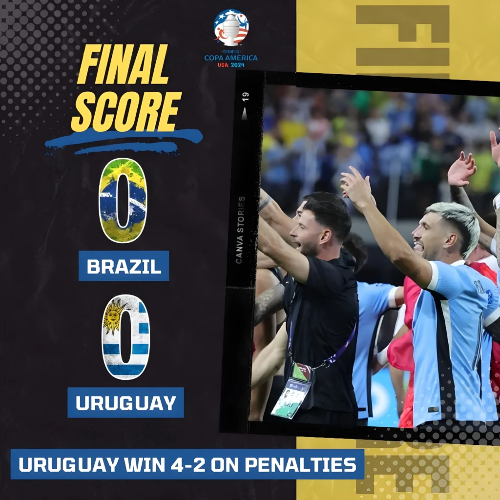 Uruguay Upsets Brazil in Copa America Penalty Shootout