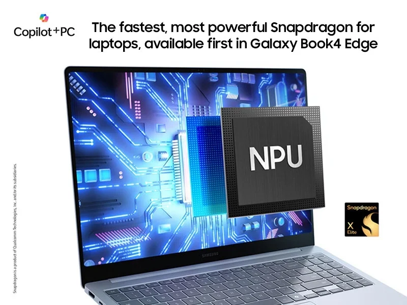 Equipped with the powerful Snapdragon X Elite processor, the Book4 Edge promises impressive performance. 
