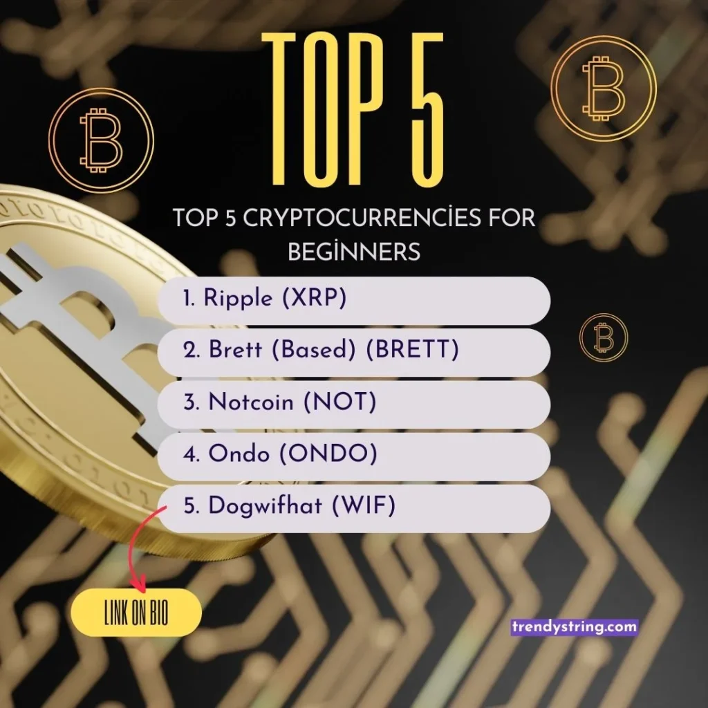 Top 5 Cryptocurrencies for Beginners: Riding the Next Market Wave