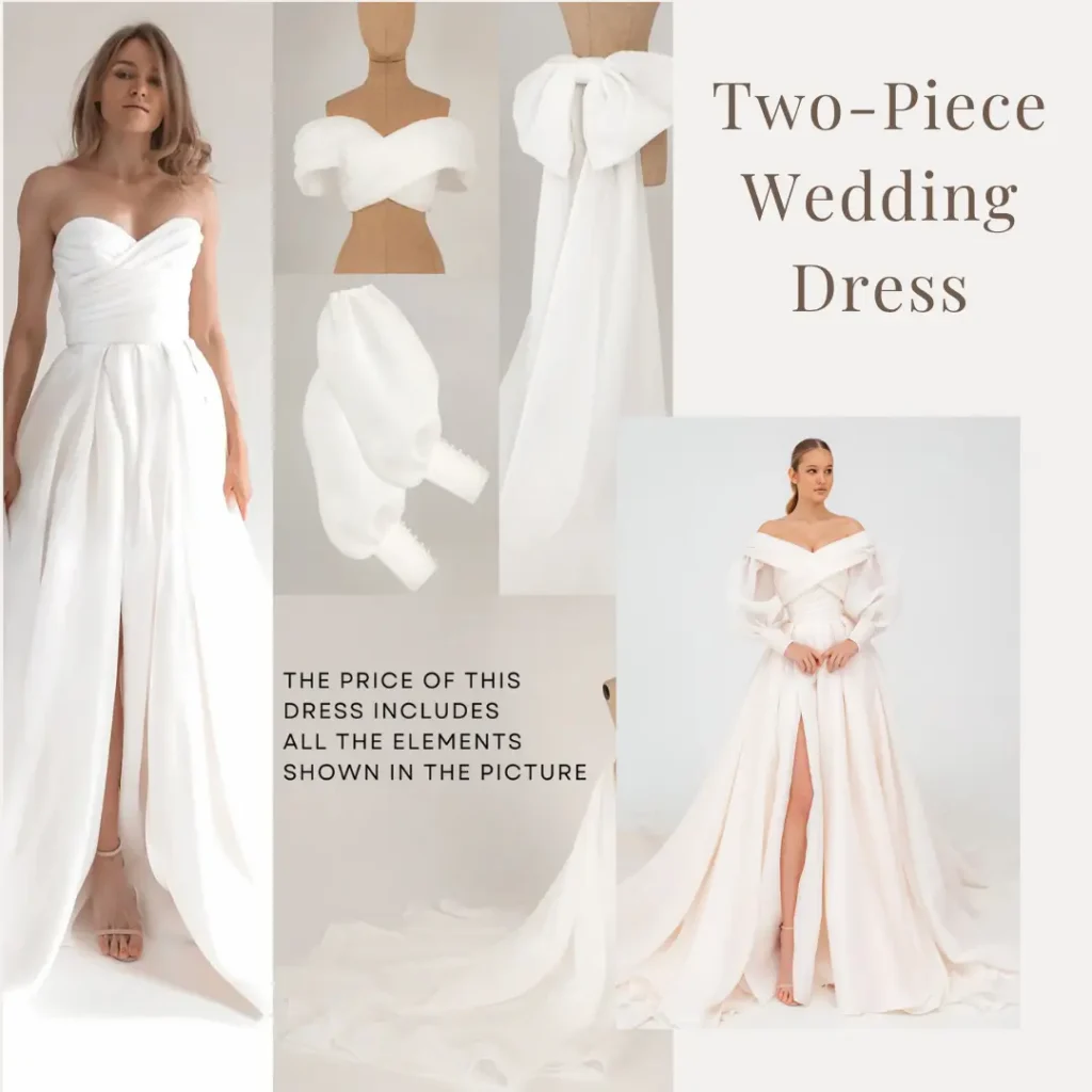 Olivia Bottega Two Piece Bridal Dresses