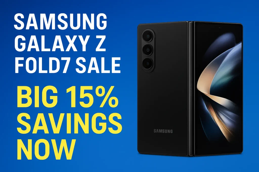 Samsung Galaxy Z Fold7 Sale – Big 15% Savings Now
