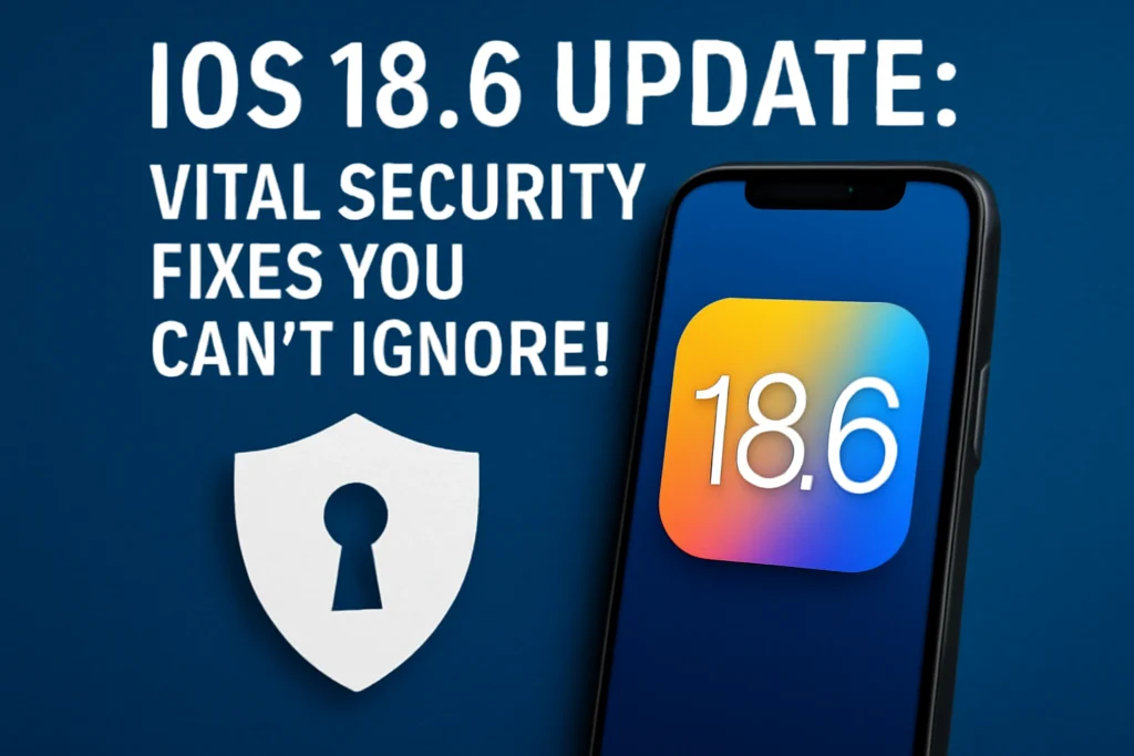 iOS 18.6 Update: Vital Security Fixes You Can't Ignore!