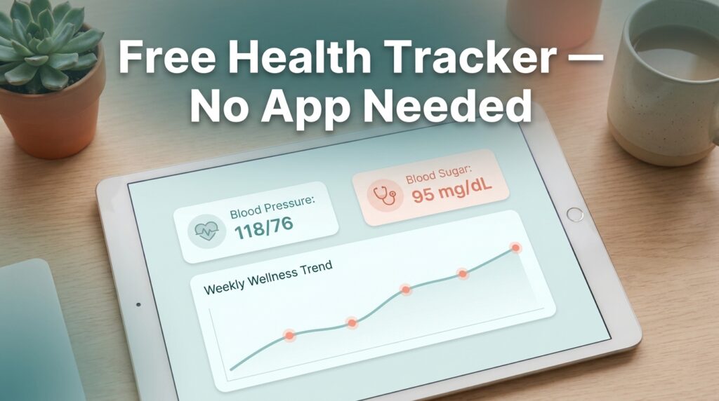 Free Blood Pressure and Blood Sugar Tracker