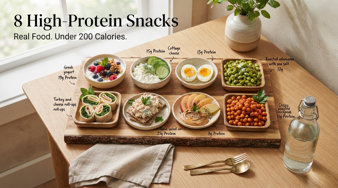 8 High-Protein Snacks Under 200 Calories