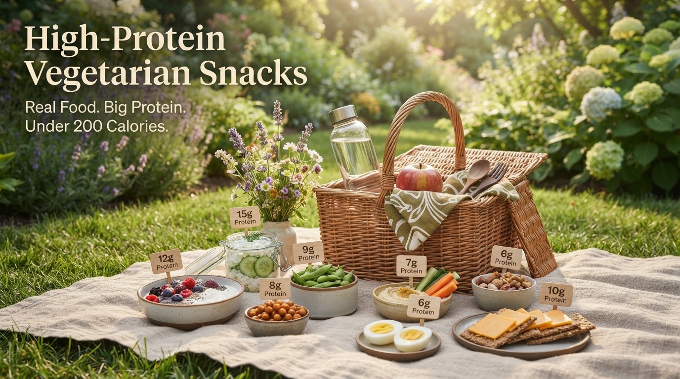 High-Protein Vegetarian Snacks Under 200 Calories